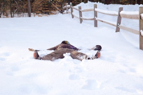 Not exactly how snowfall measurement is done, but ... close enough. Photo: David Goehring/Flickr